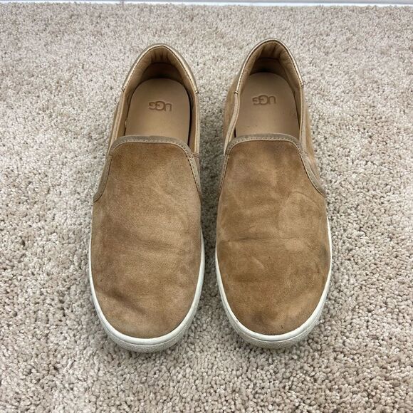 UGG Suede Leather Slip-On Sneaker - Chestnut Tan - Picture 4 of 6
